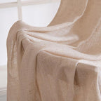 MIULEE Natural Beige Linen Curtains 52x45 Inch Long - Image 6