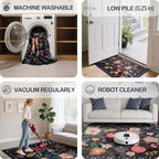 Washable 2' x 6' Runners for Hallways, Non Slip Long Floor Runner for Kitchen - Image 6
