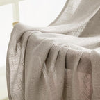 MIULEE Burlywood Birch Linen Curtains 52x63 Inch Long 2 Panels - Image 6