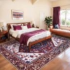 SERISSA 8x10 Washable Non Slip Boho Area Rug - Image 3