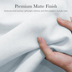 NICETOWN Farmhouse 100% Blackout Linen Curtains - Image 6