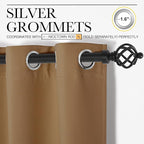 NICETOWN Sleek Blackout Curtains 45 inches Length - Image 3