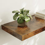 Large Floating Shelves for Wall Set of 2 Wooden Wall Shelves 30 in x 12.75 in x 2 in Room Decor Long Shelf with Invisible Wall Mount Bracket for Bedroom Kitchen Living Room Rustic Brown