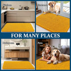 OLANLY Dog Door Mat for Muddy Paws 59x32, Super Absorbent Chenille Mud Mat | - Image 8