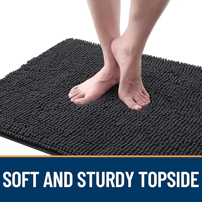 OLANLY Dog Door Mat for Muddy Paws 30x17, Super Absorbent Chenille Mud Mat | - Image 4