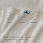 Bedsure Fleece Blanket Twin Blanket Linen - Image 3
