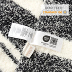 Snuggle Sac Black White Stripe Twin Size Reversible Super Soft Bedding Blanket, 60x80 inches