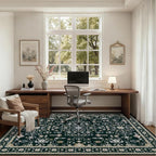 10x14 Area Rugs Living Room: Washable Vintage Rug - Image 5