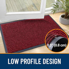 OLANLY Front Door Mat 59x34, Waterproof Heavy-Duty Indoor Outdoor Doormat | - Image 4