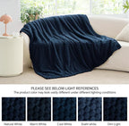 BEDELITE Navy Throw Blanket for Couch, Soft Cozy Gifts for Women, 50 * 60 | 3D - Image 7