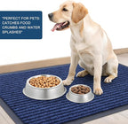 OLANLY 2-Pack Front Door Mats 35x23, Waterproof Heavy-Duty Doormats | Blue - Image 6