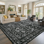 8x10 Ft Large Area Rugs for Living Room, Soft Non-Slip Machine Washable Rug by Lo%CC%80utiRootHome