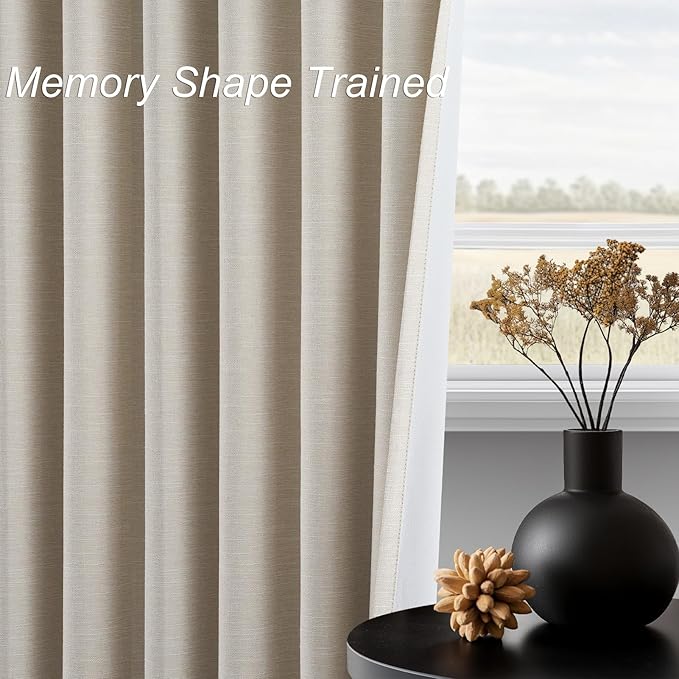 Topfinel Extra Long 132 Inch 100% Blackout Curtains - Image 4