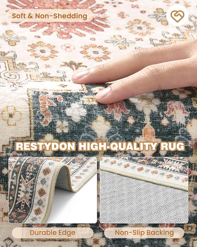 Kitchen Runner Rug Non Slip Washable Rugs 2.5x10, Carpet Runner - Image 5