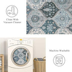 Lahome Moroccan Trellis Washable Rugs, 3x5 Area Rug - Image 3