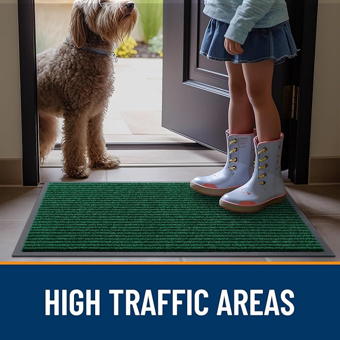 OLANLY Front Door Mat 59x30, Waterproof Heavy-Duty Indoor Outdoor Doormat | - Image 7