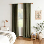 MYSKY HOME Extra Long Sheer Curtains Farmhouse, Sliding Door Curtain - Image 8