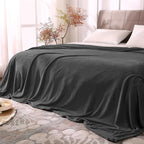 BEDELITE Fleece Blanket Soft Plush Full Bed Blanket Charcoal Grey 84"x90" | by BEDELITE