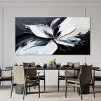 AIXMGSJS Canvas Abstract Wall Art Large Modern Black and White Wall Art Prints Abstract Canvas Art Wall Decor Wall Art for Living Room Artwork for Walls Home Office Decor 24" X 48"
