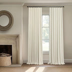 Pitalk Closet Curtains for Open Closet Doors Sliding Panels Burg 78 Inch Length - Image 9