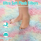 8x10 Rainbow Large Area Rug, Plush Rugs - Image 5