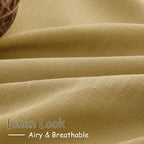 Extra Long Gold Linen Curtains 120 Inch - Image 5