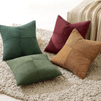 MIULEE Boho Christmas Green Decorative Throw Pillow Covers 18x18 Set of 4 - Image 5