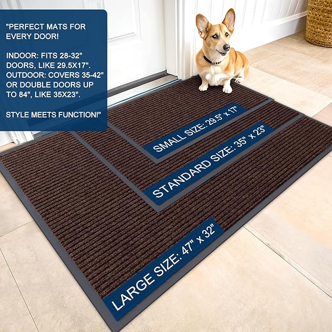 OLANLY Front Door Mat 71x30, Waterproof Heavy-Duty Indoor Outdoor Doormat | - Image 2