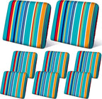 Geyoga 8 Pcs Patio Stretch Sofa Cushion Covers Outdoor Cushion Covers by Geyoga