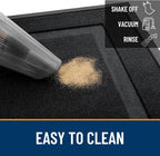OLANLY Front Door Mat Outside 47x23, All-Season Heavy-Duty Rubber Doormat | Jet - Image 5