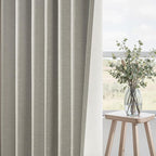 Topfinel 92 Inch Linen 100% Blackout Curtains 2 Panels - Image 4