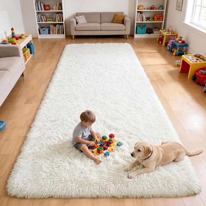 OLANLY 6x11 Machine Washable Large Area Rugs by OLANLY