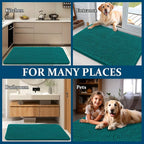 OLANLY Dog Door Mat for Muddy Paws 47x24, Super Absorbent Chenille Mud Mat | - Image 8