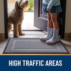 OLANLY Front Door Mat Outside 47x17, All-Season Heavy-Duty Rubber Doormat | - Image 6