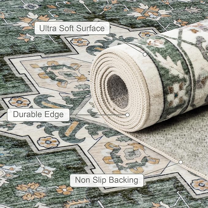 10x12 Area Rugs Living Room: Washable Rug - Image 7