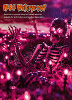 Purple Halloween Mini Lights, 50 Count 13 Feet Incandescent Bulb Mini String Lights, Connectable Halloween Light for Haunted House Ghost Party Holiday Window Indoor Outdoor Decoration, Purple