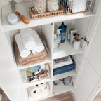 Sauder Miscellaneous Storage Cabinet, White Finish