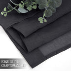 Tollpiz Sheer Curtain Linen Textured Bedroom Curtains Sheer Light Filtering Rod - Image 7