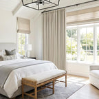 Oatmeal Beige Extra Wide Blackout 60 x 92 Inch Pinch Pleat Curtains 1 Panel | - Image 7