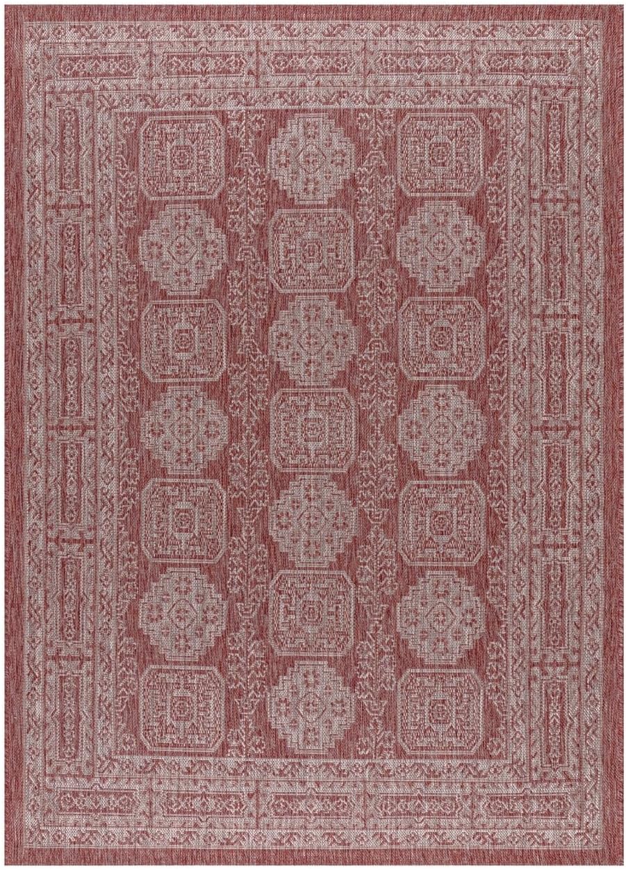 Keen Home Design Terrace Outdoor Throw Rug - 3x5 Washable Indoor/Outdoor Rug for Patio, Kitchen, Balcony, Beach, Garden, Deck and Porch, Size: 3'x5'