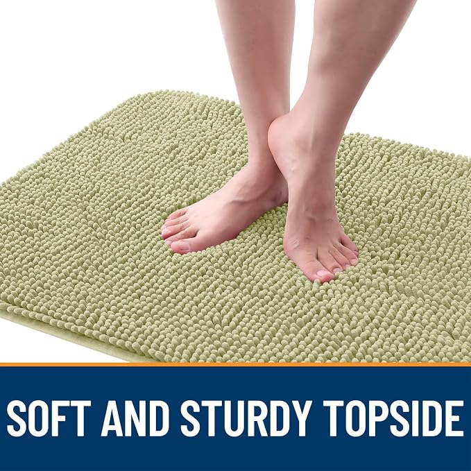 OLANLY Dog Door Mat for Muddy Paws 34x21, Super Absorbent Chenille Mud Mat | - Image 4