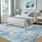 RELEANY Washable 8'x10' Abstract Area Rug - Image 3