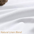 White 100% Blackout Curtains 45 Inch Length 2 Panels Set - Image 5