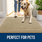 OLANLY Dog Door Mat for Muddy Paws 30x20, Super Absorbent Chenille Mud Mat | - Image 6