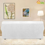 Easy-Going Stretch 4 Seater Oversized Sofa Couch Cover Snow White | 1-Piece - Image 3