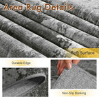 8x10 Ft Large Area Rugs for Living Room, Soft Non-Slip Washable Rugs Modern - Image 6