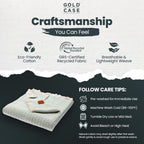 Gold Case Throw Blanket for Couch – 100% Recycled Turkish Cotton Blankets & Throws – Elegant Decorative Throw Blankets for Living Room Sofa – Woven Throws for Couch – Vintage Aqua– 50x60