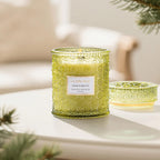 LA JOLIE MUSE Christmas Candles, Starlit Golden Fir Candle – Pine, Cedarwood, Fir Balsam | 19 oz Large Wooden Wick Candle | Natural Soy Wax | 90 Hours Clean Burn | Gift-Ready for Hosts & Gatherings