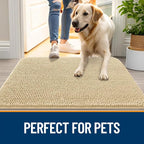 OLANLY Dog Door Mat for Muddy Paws 30x17, Super Absorbent Chenille Mud Mat | - Image 6