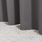 NICETOWN Bedroom Grey Blackout 120 inch Curtains - Image 8